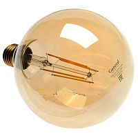 Лампа светодиодная филамент General G125S E27 220В 10Вт 3300К картинка 